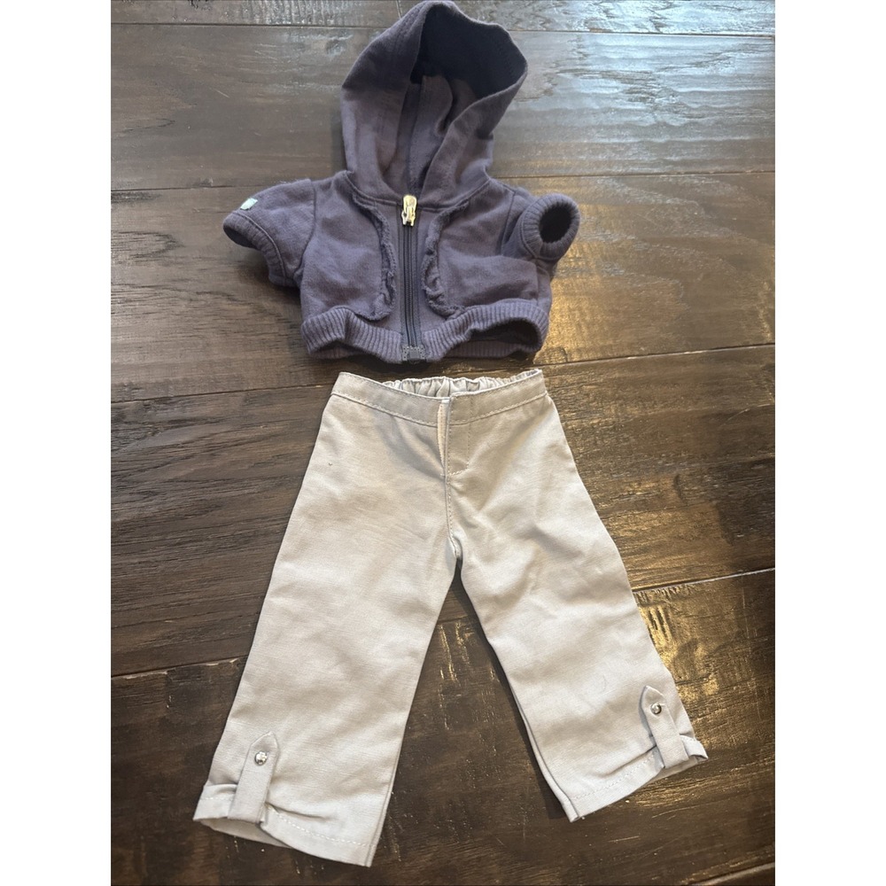American Girl Doll Clothes, Ruffled Hoodie Outfit